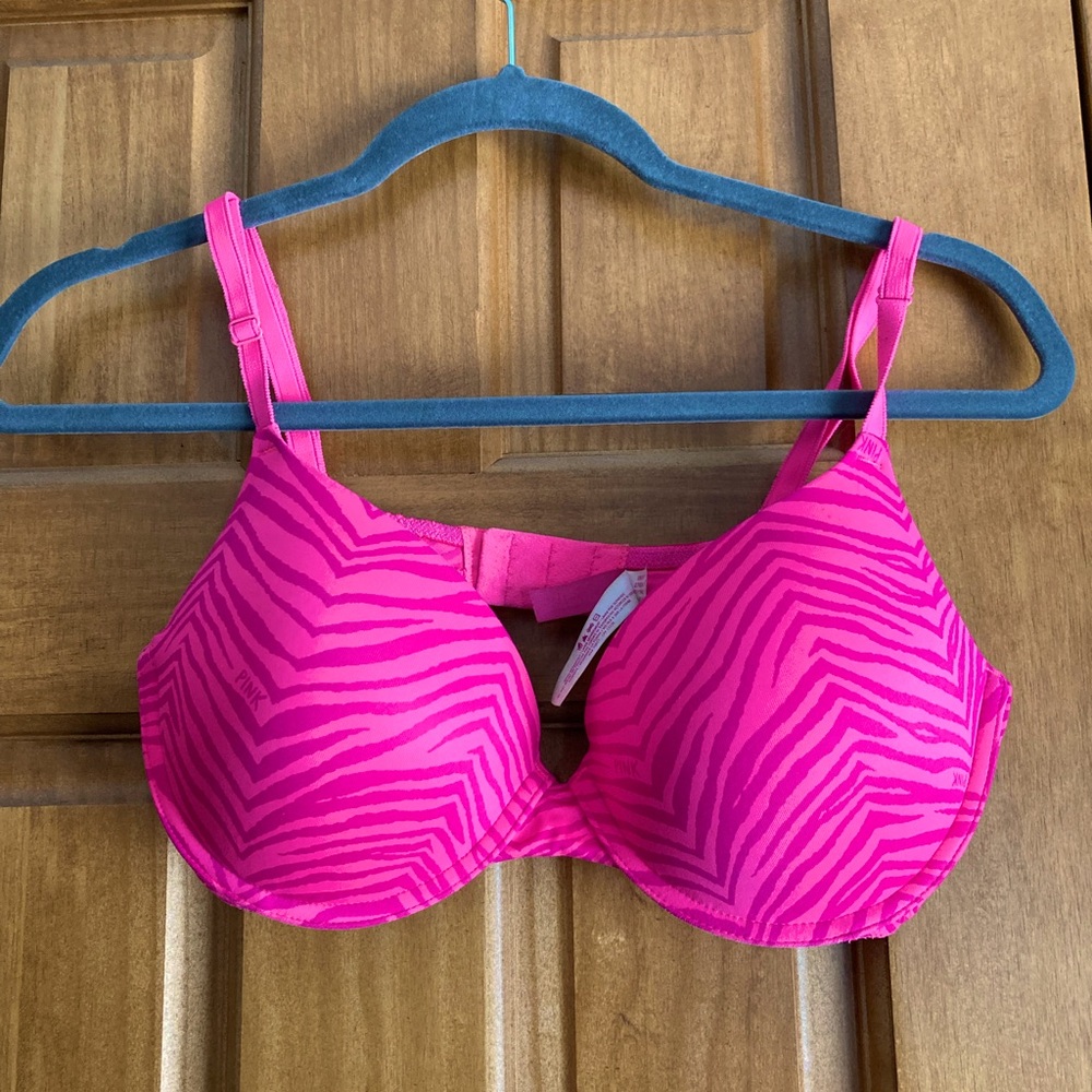 Pink Victoria’s Secret Everywhere Push-up Bra 36D